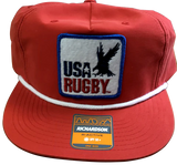 USA Rugby Eagle Hat - Red