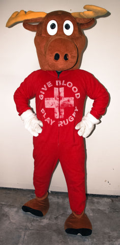 *Give Blood Play Rugby Adult Onesie