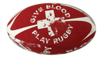 *RA 'Give Blood' Rugby Ball - Size 5