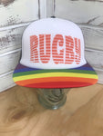 *RUGBY Rainbow Bill Foam Hat